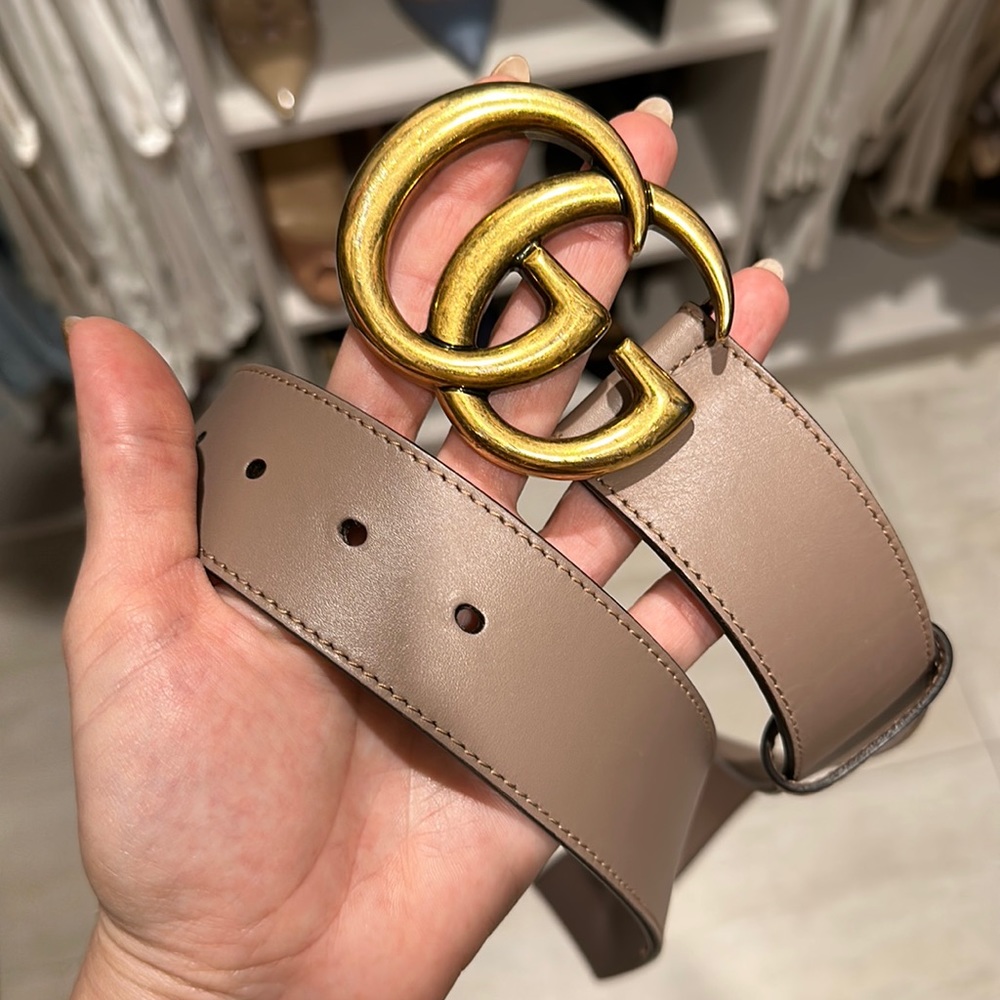Gucci GG Marmot Wide belt